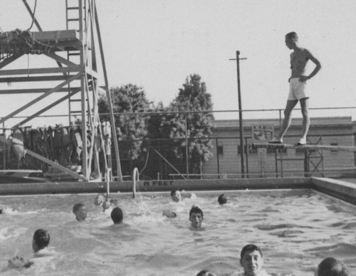 1940s men swimming - men,
